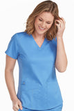 7459 V-NECK SHIRTTAIL TOP (Size: 2X-5X)